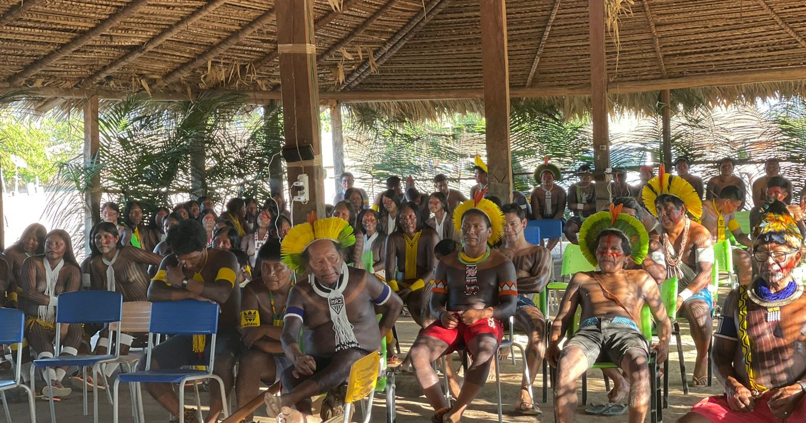 Kayapó se reúnem para construir o Plano de Gestão Territorial e Ambiental da TI Menkragnoti